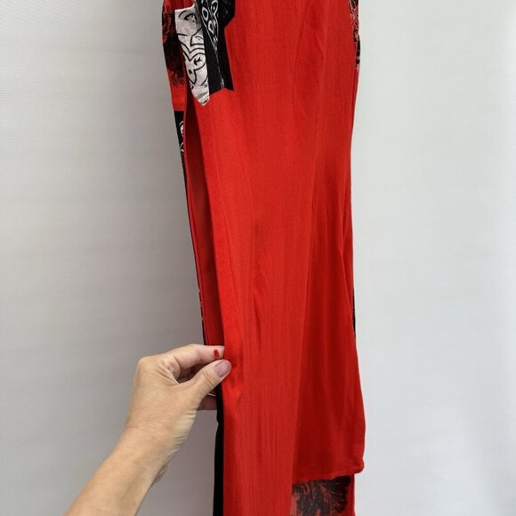 Desigual Dress Floral Asymmetrical Sleeveless Nagar Sz 36 EU (4 US) - Picture 5 of 16